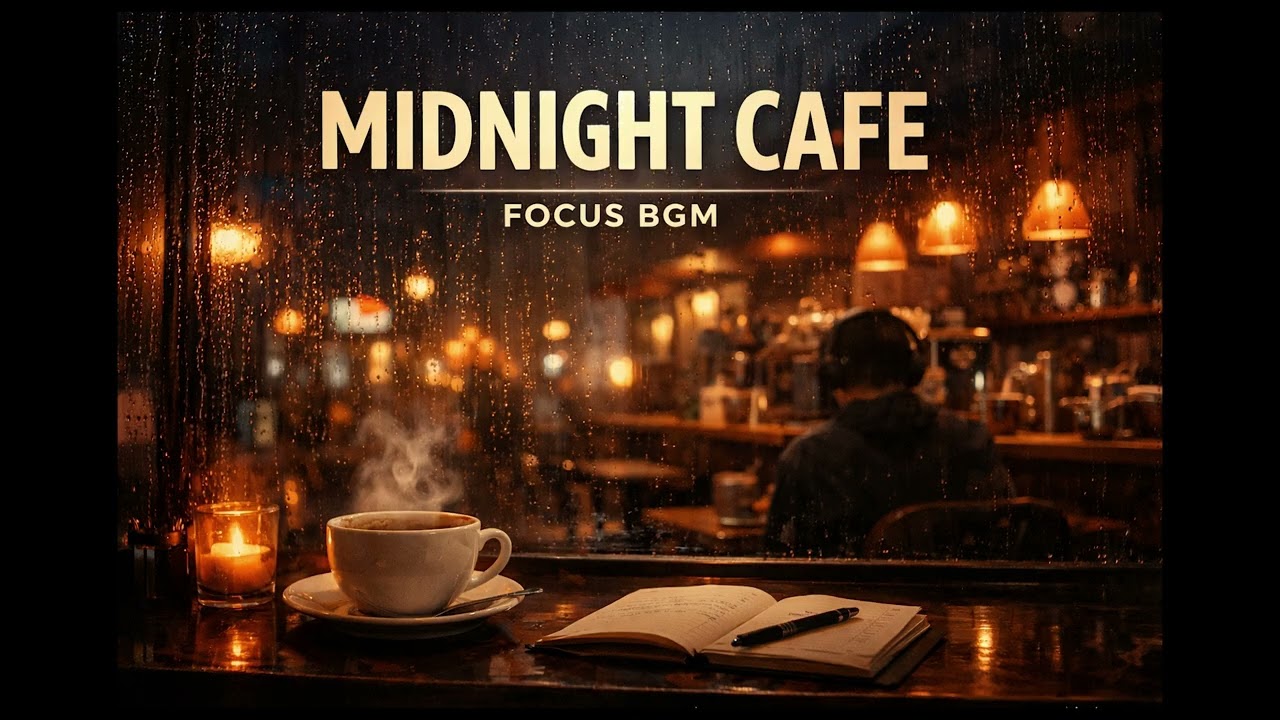Midnight Cafe Deep Focus BGM for Study & Work (Relaxing)
