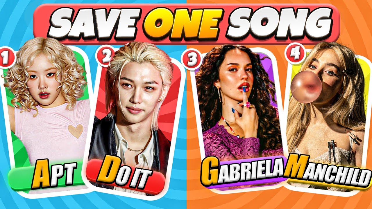 SAVE ONE SONG 💜From A to Z ✨ | Pick Your Favorite Song! 😎 | Music Quiz 