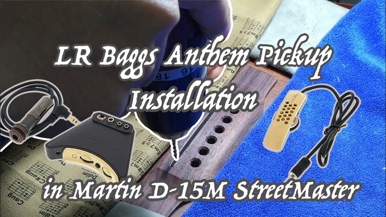 LR Baggs Anthem Pickup installation in Martin D-15M StreetMaster.