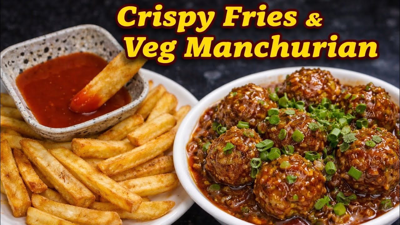 #recipe#food#Frenchfry and Manchurian recipe 😋❤️🙏🏾🙏🏾🙏🏾🙏🏾🙏🏾