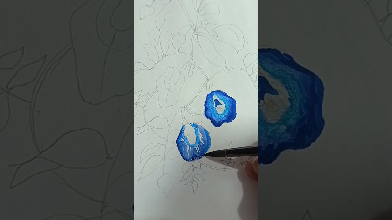 कालिका  :arajita flowers painting 🖌️ 🎨 🫟