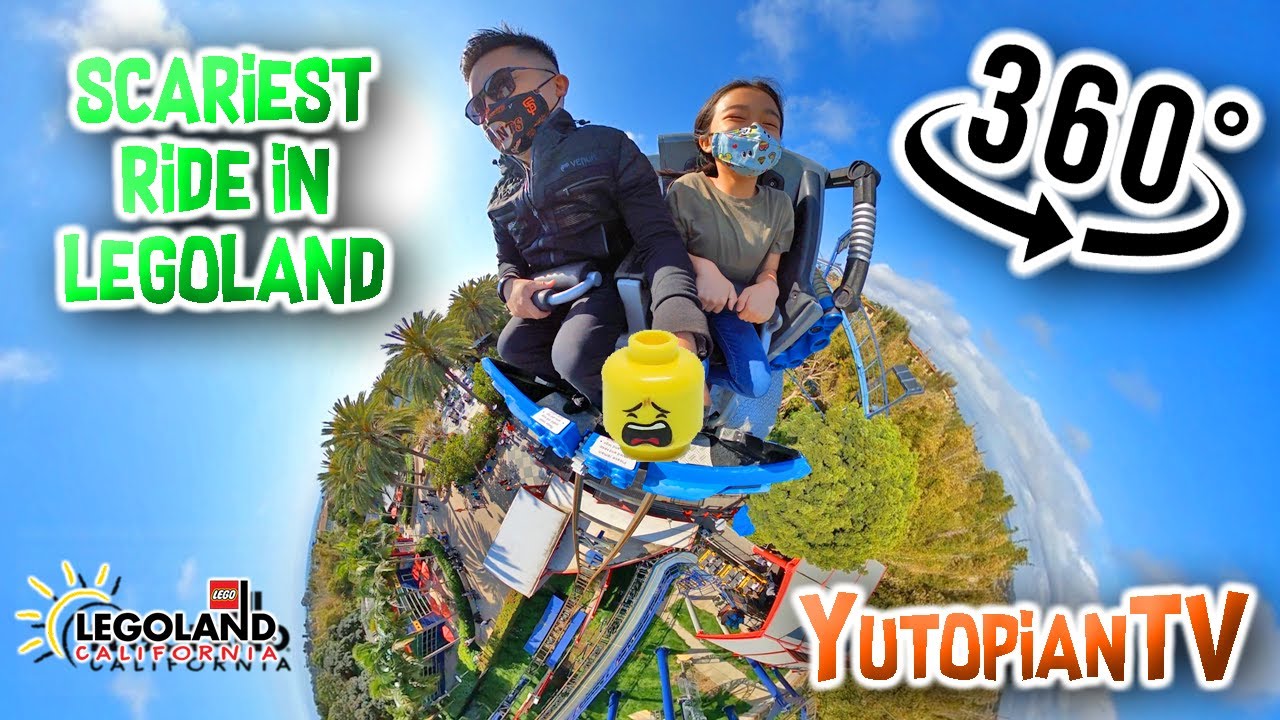 Lego Technic Coaster Ride 360 POV at Legoland California | YutopianTV