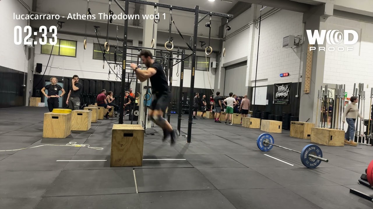 Athens Throdown - Qualifier wod 1 - Luca Carraro - Cat: Man Elite