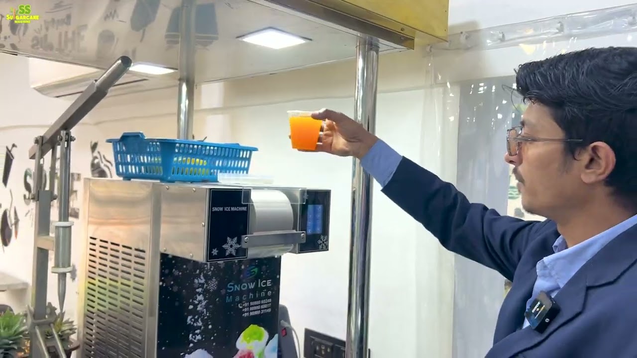 गन्ने के जूस की मशीन चलाना सीखे 🎋 | How To Operate Sugarcane All In One Juice Shop Model Hindi🌟✅