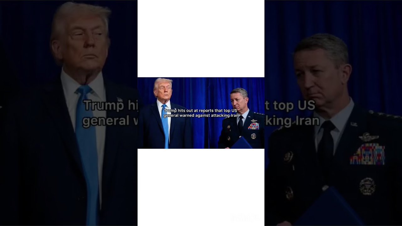 Trump Denies Reports of Top General Warning Against Iran Strike