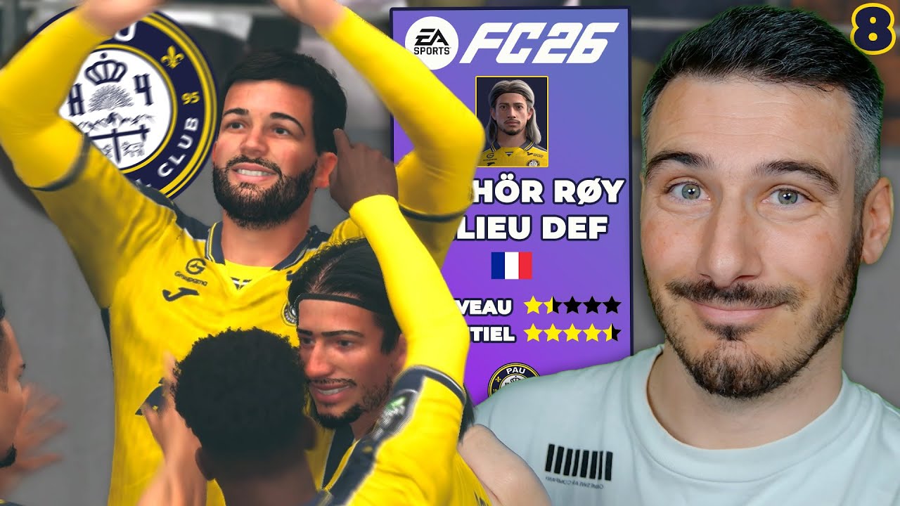 ARTH&Ouml;R R&Oslash;Y AND PAU FC FIGHT FOR PROMOTION TO L1 - FC26 - Pau FC Pro Career - Episode 8