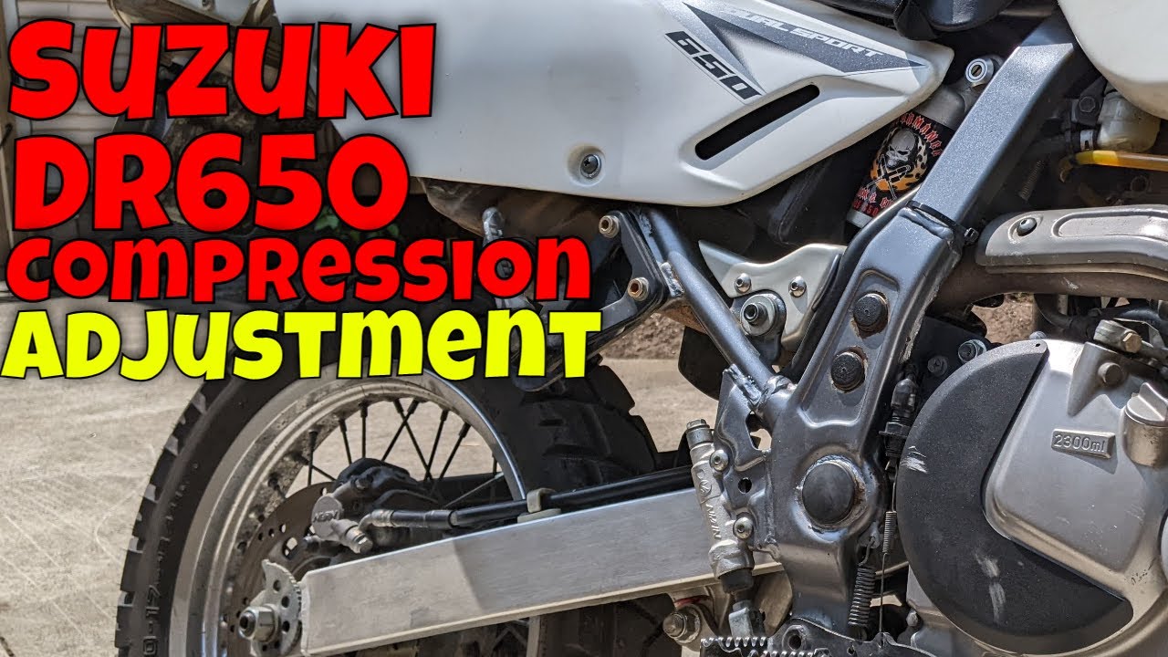 Сегодня я настраиваю демпфирование сжатия моего DR650.