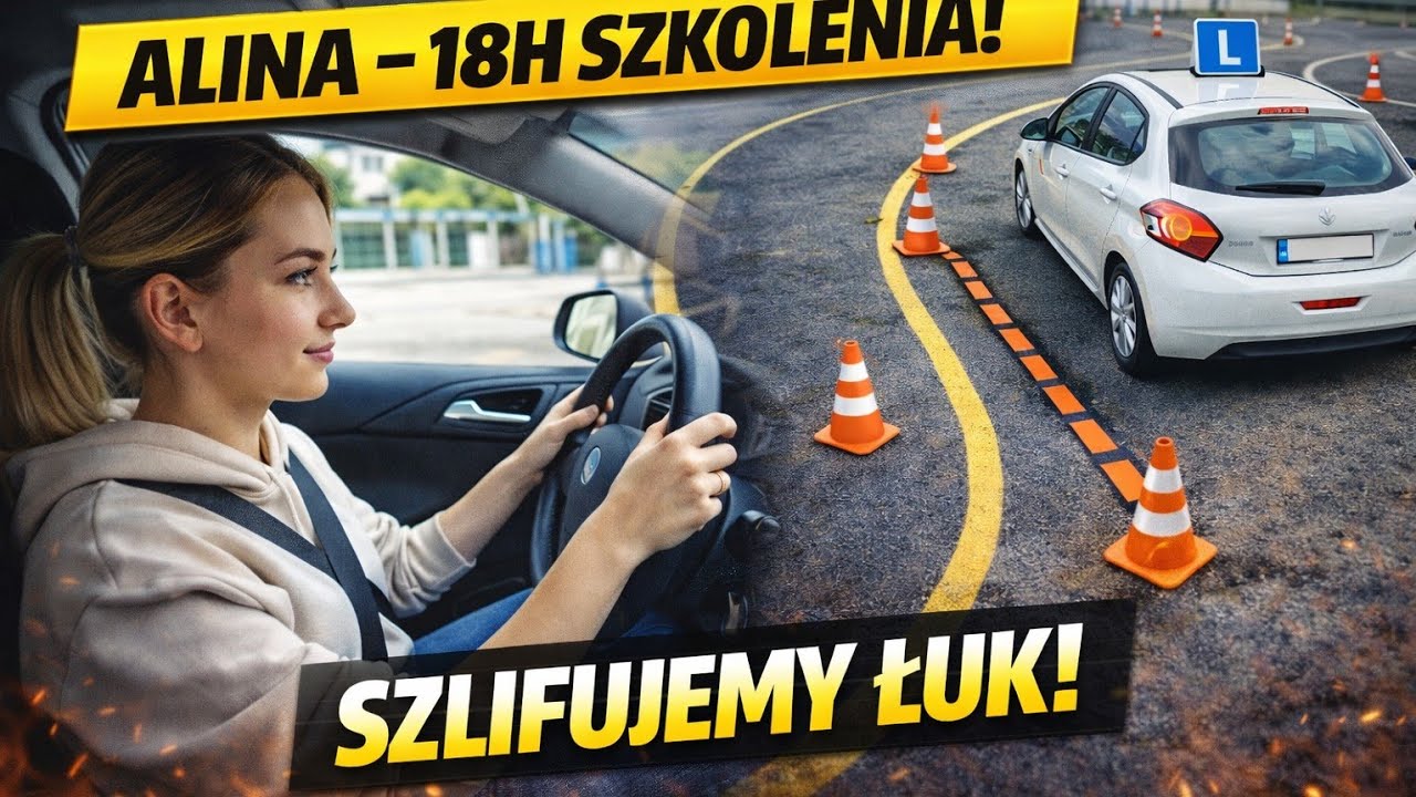 Alina – 18h szkolenia | Szlifujemy ŁUK przed egzaminem! Nauka Jazdy Poznań