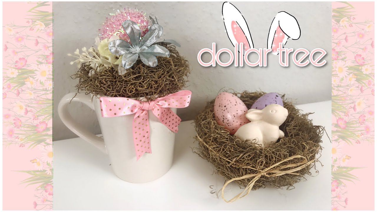 QUICK & EASY EASTER DIY&rsquo;S // DOLLAR TREE EASTER DECOR
