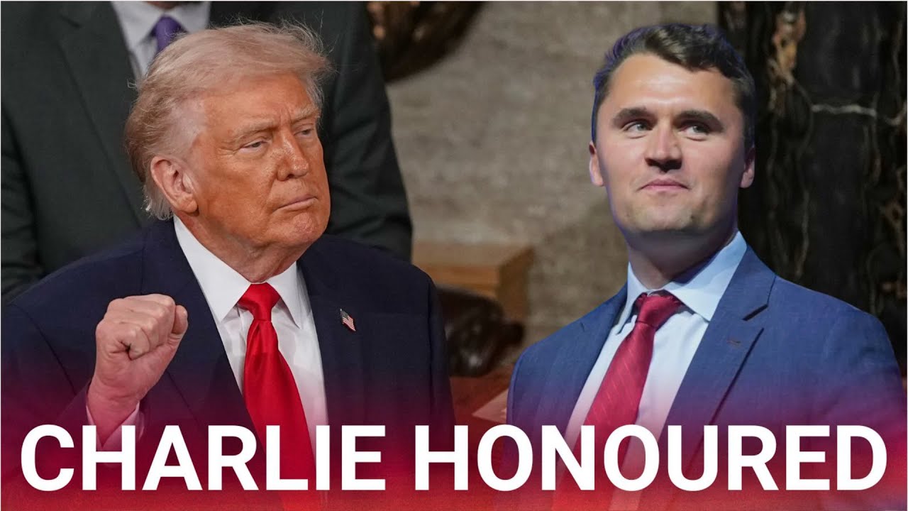 Chamber erupts into chants as Trump gives heartwarming tribute to Charlie Kirk