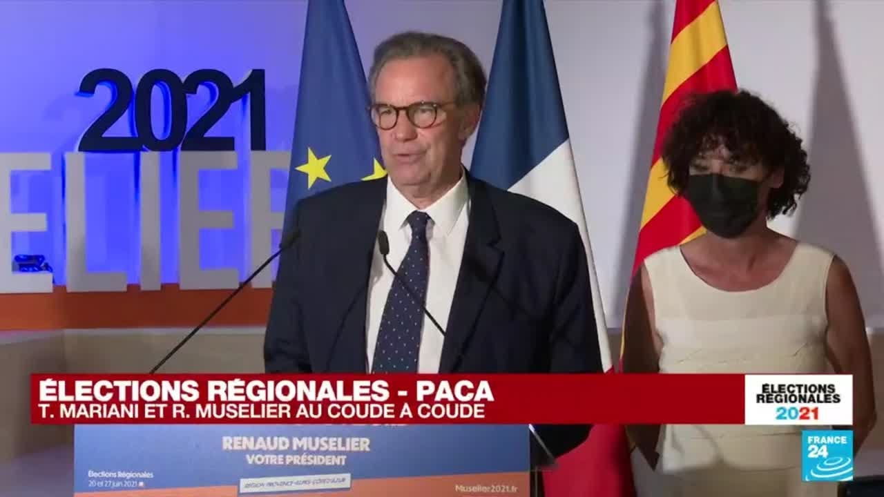 REPLAY - Elections régionales en France : discours de Renaud Muselier, candidat LR en PACA