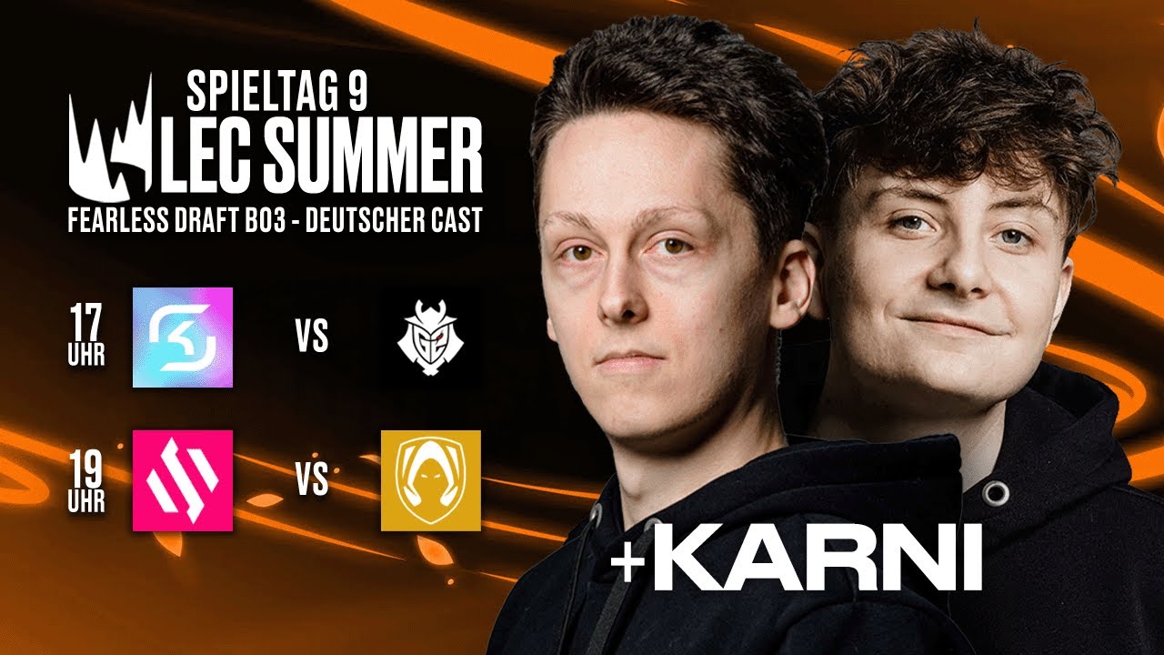🟢LEC SUMMER TAG 9🟢FEARLESS DRAFT BO3 🟢 #WatchLEC