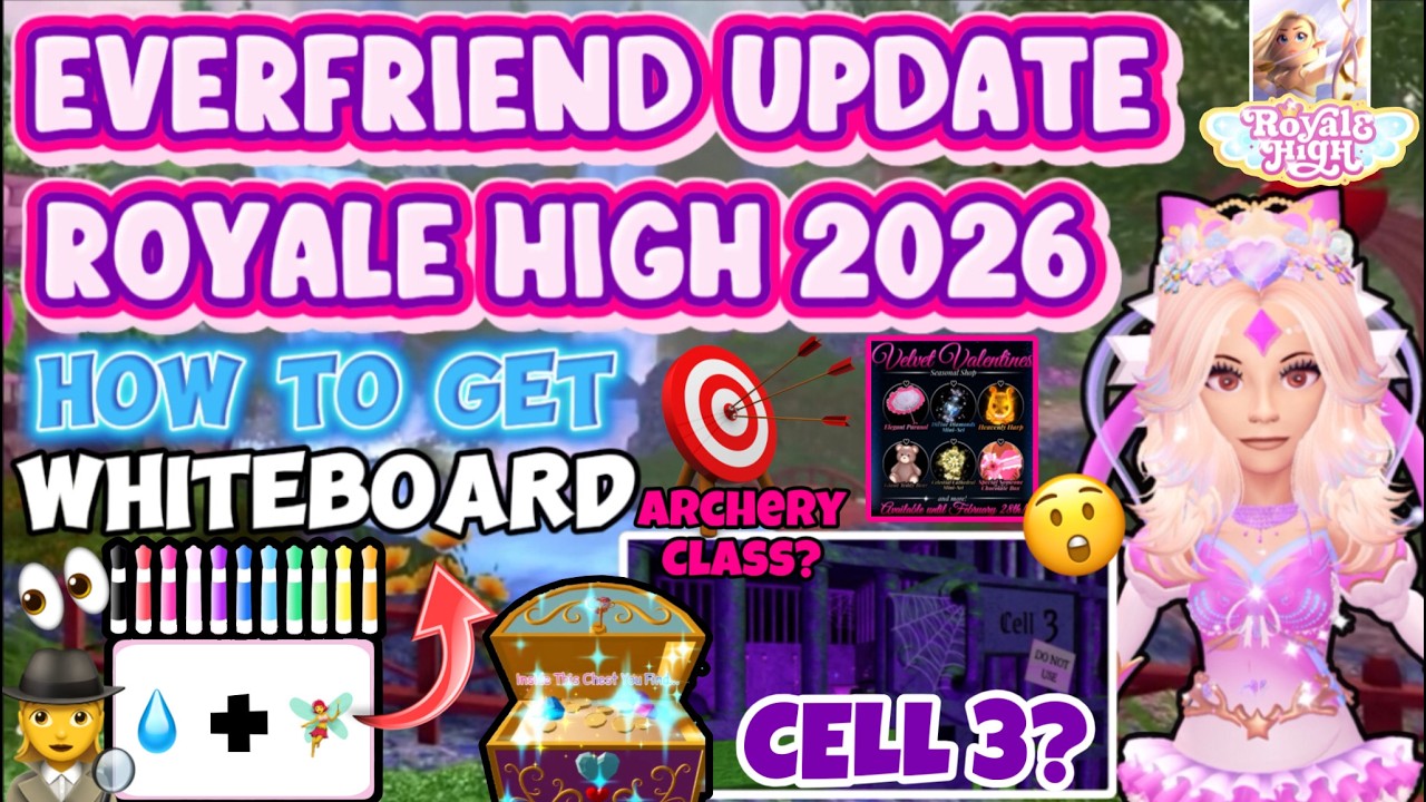 ОБНОВЛЕНИЕ EVERFRIEND В ROYALE HIGH!? КАК ПОЛУЧИТЬ СУНДУК С БЕЛОЙ ДОСКОЙ В ROYALE HIGH! #royalehi...