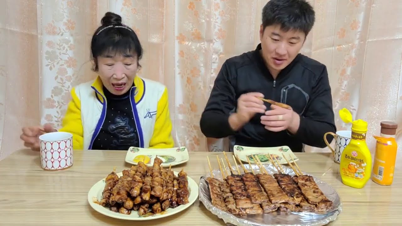 먹방mukbang 닭꼬치먹방 Chicken Skewers(eating show)