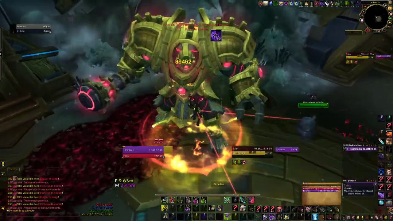 WoW solo uldir 8.3 dh tank #1 taloc mother zek'voz