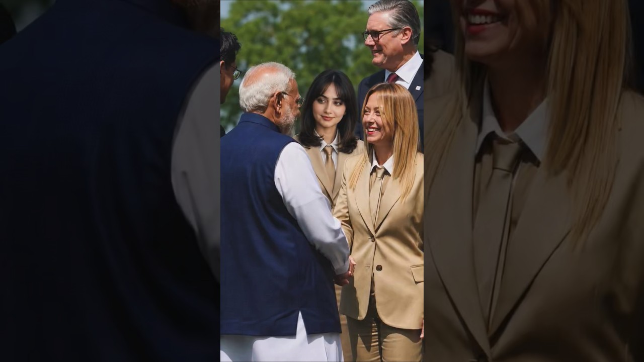 PM Modi 🤝 PM Meloni ❤️#Melodi#Modiji ❤️🙏#SanataniSangita #youtubeshorts#shortsviral #trending
