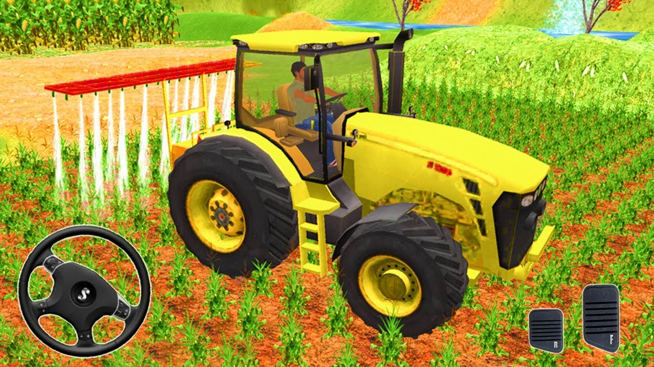 Heavy Duty Tractor Farming Tools 2019 - Driving Rice Farm - Android Gameplay