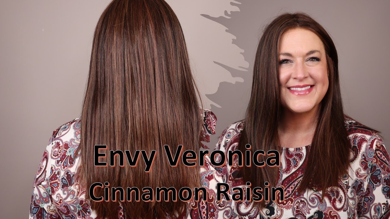 Envy VERONICA in CINNAMON RAISIN | Envy Hair 70% Heat Friendly Synthetic and 30% human hair | LONG!