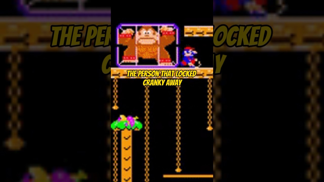 Mario is NOT the original Jumpman! #supermario #mariomovie #donkeykong #crankykong #gametheory