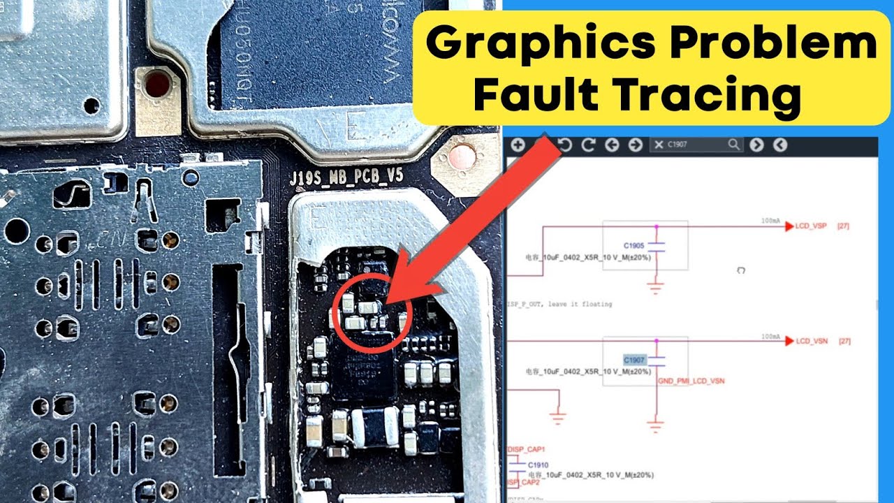 Display Graphics Problem Fault Tracing | Redmi 9 Power Poco M3 Display Problem