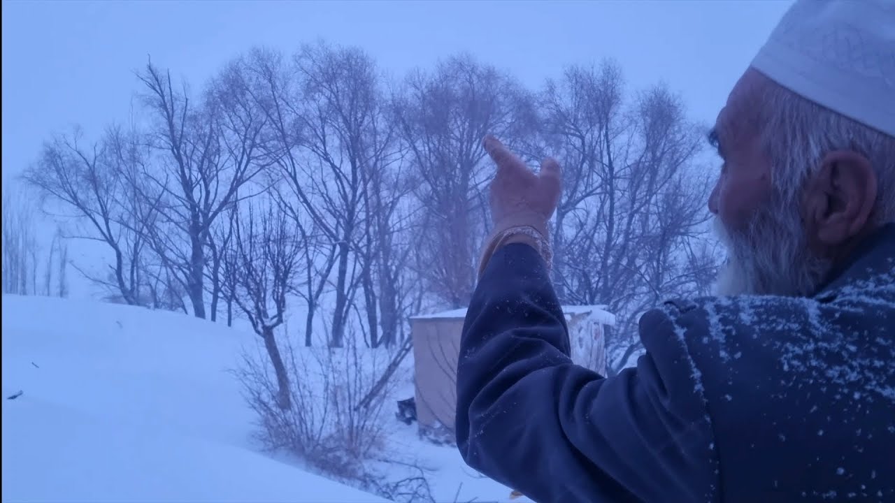 سرمای سوزان و برف فراوان در سردترین نقطهٔ جاغوری.