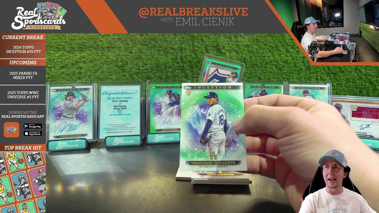 2024 Topps Inception Baseball #39 Full Case Pick Your Team  (2/28/26)