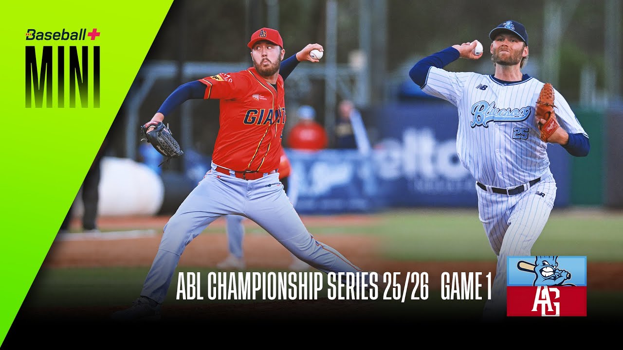 Baseball+ Mini: ABLCS Game 1 - Sydney Blue Sox v Adelaide Giants.