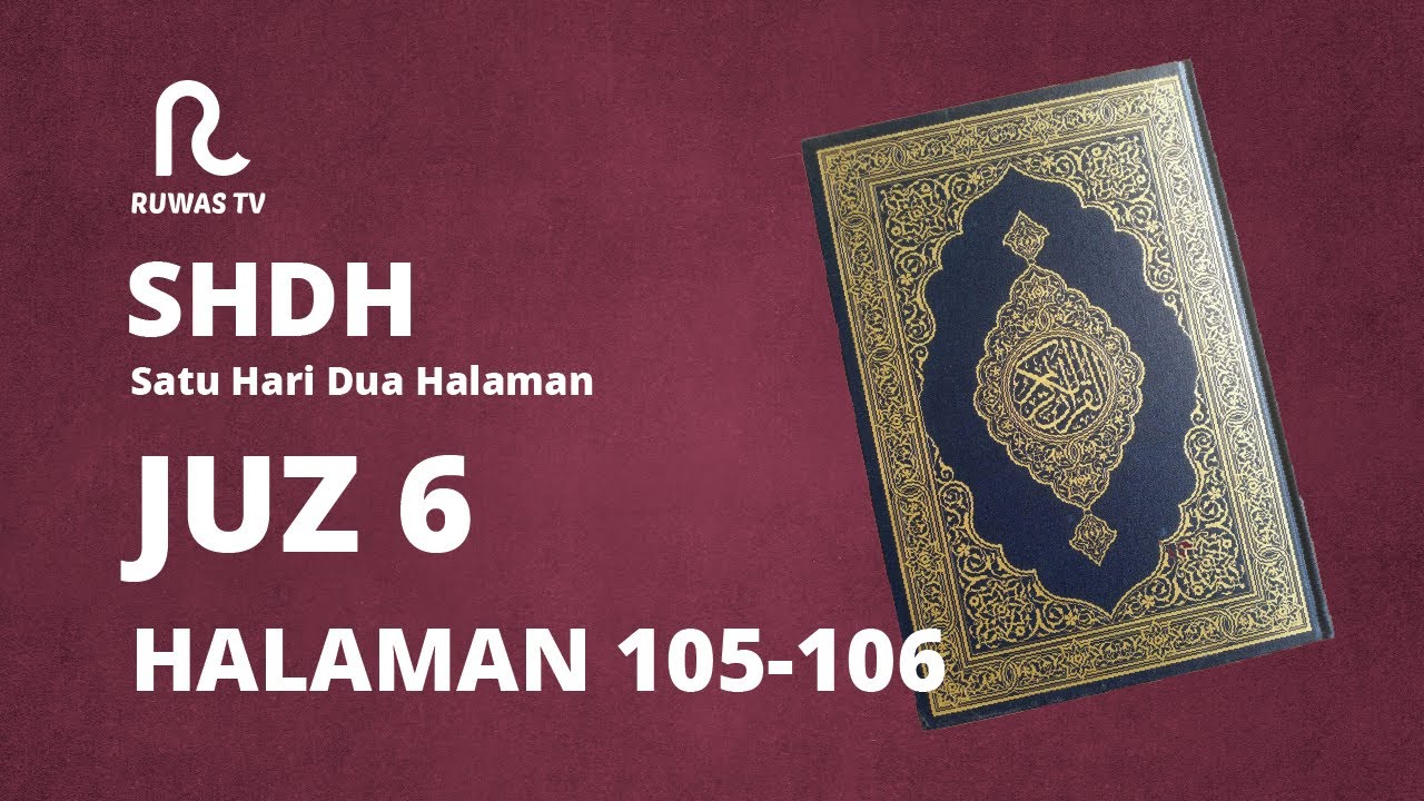 SHDH - Juz 6 Halaman 105-106