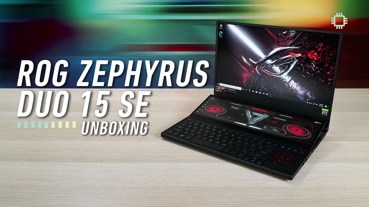 ASUS ROG Zephyrus 15 Duo SE Unboxing: RTX 3080 beast!