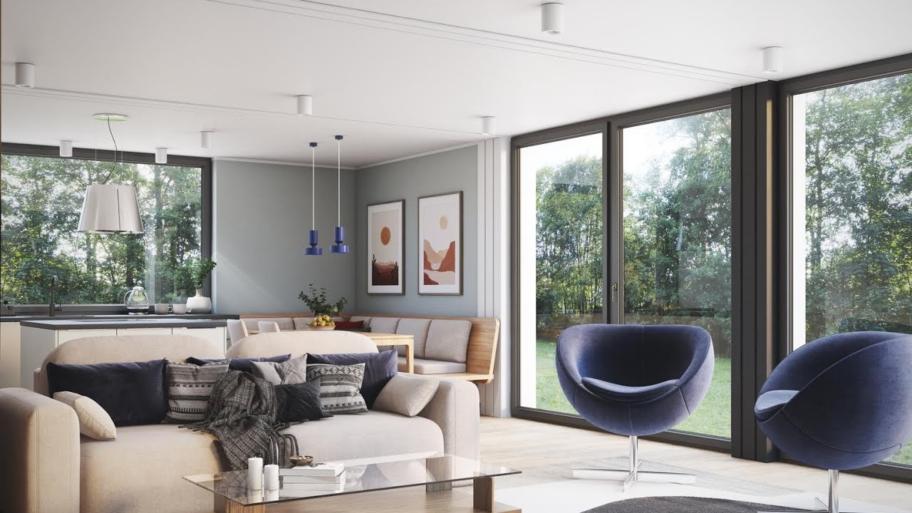 Casă parter cu terasă - 118 m², 3 dormitoare, 2 băi