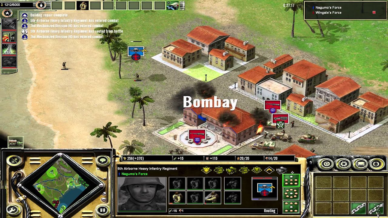Axis & Allies Axis Campaign Mission 9: Invasion Of India (Japan)