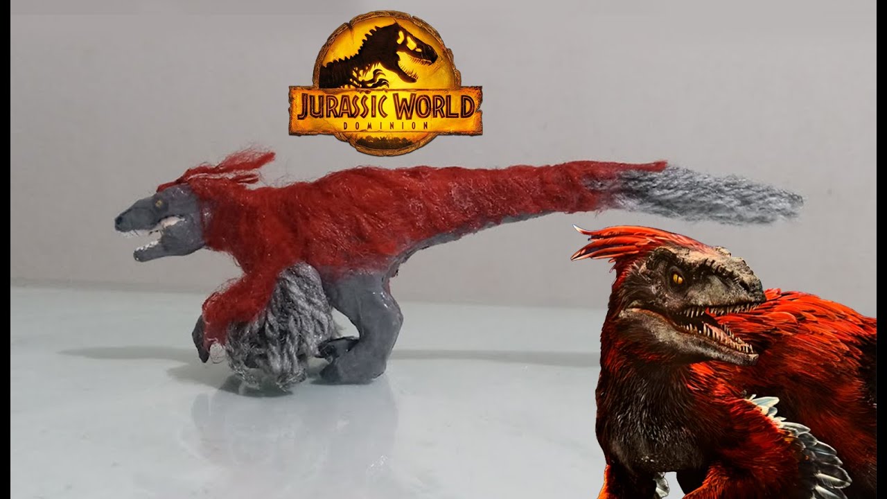 Como fazer um pyroraptor de papelão