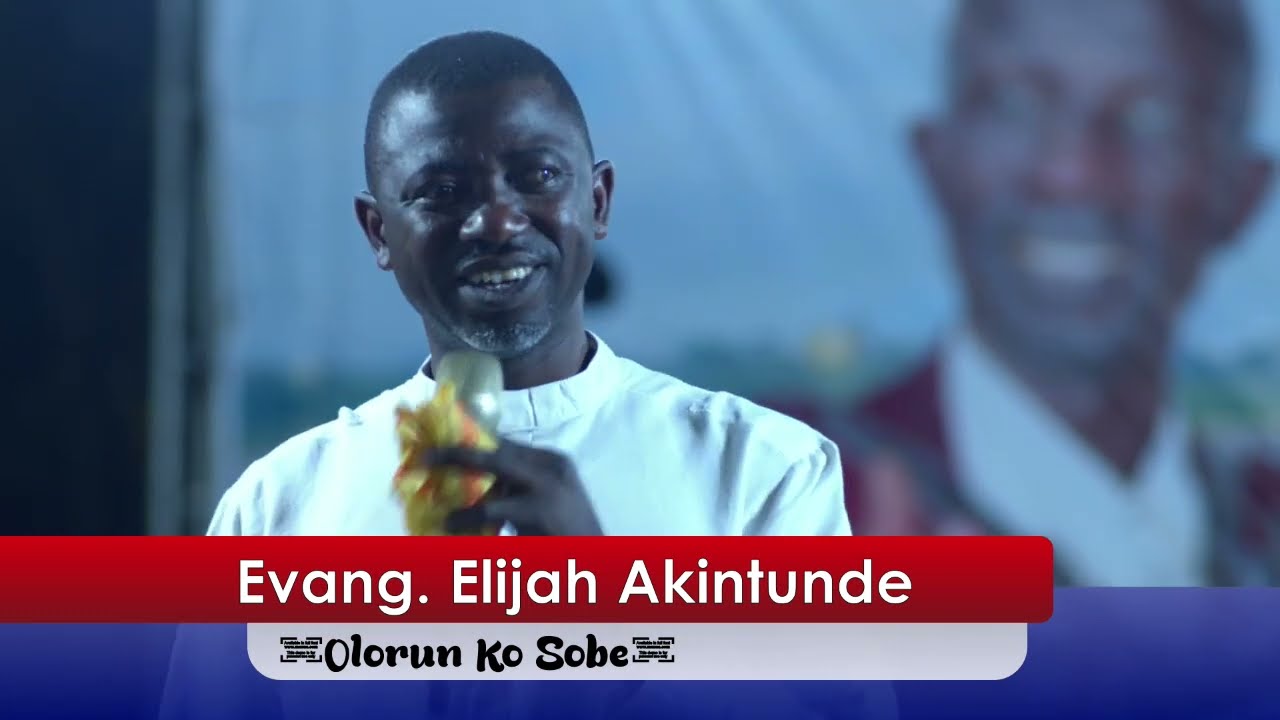 Elijah Akintunde aka olorunosobe ministering at olorun apedan @GISTUBETV @PHMediaTVOfficial