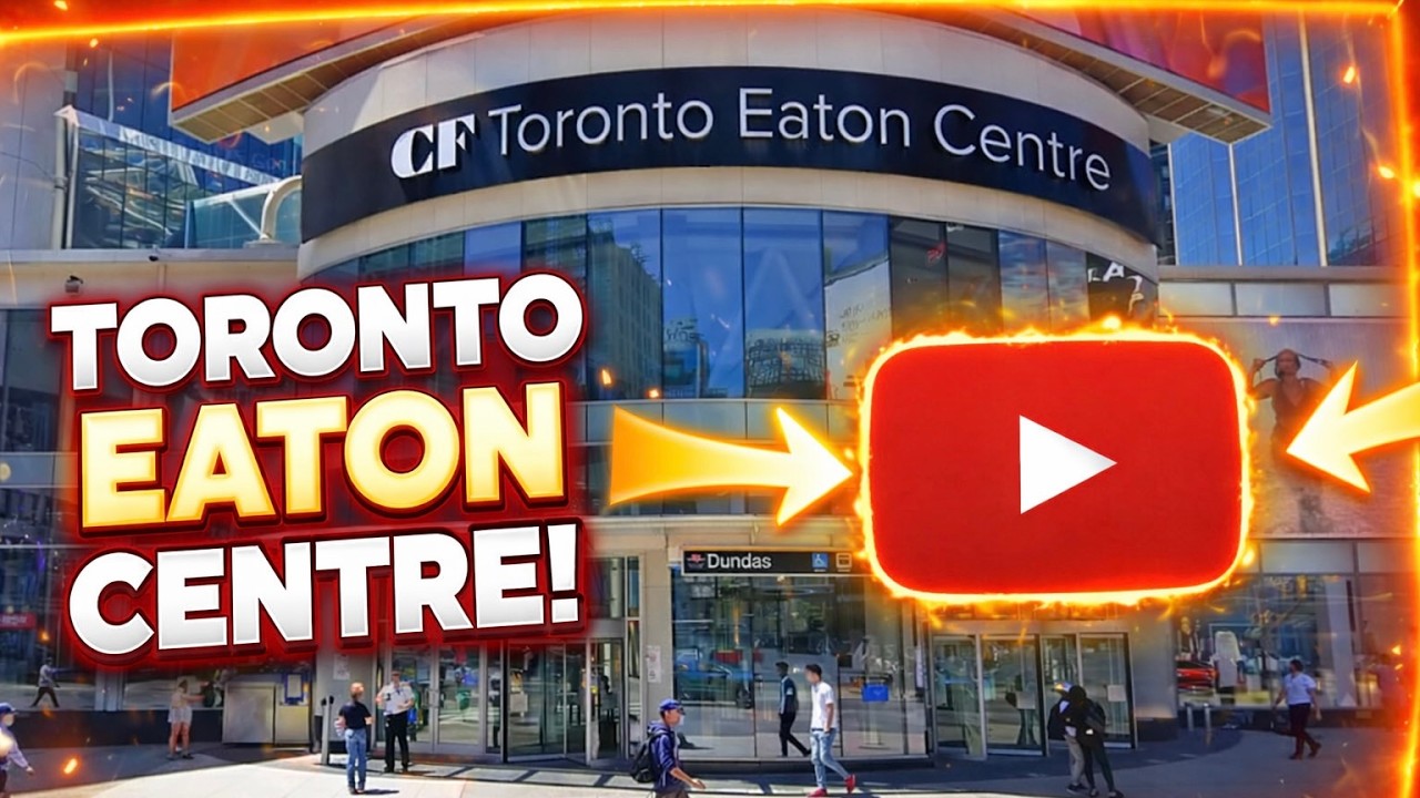 Is This Toronto’s Busiest Mall? | Eaton Centre Walkthrough 4k