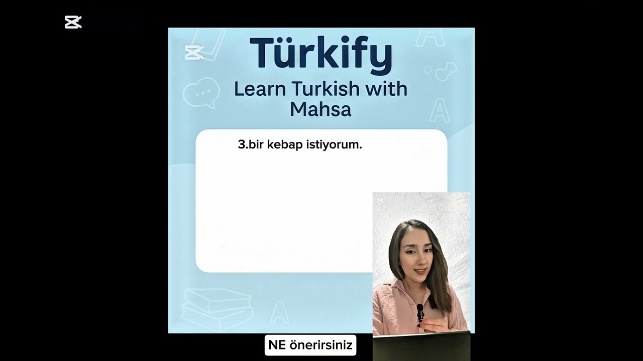 How to Order Food in Turkish at a Restaurant 🍽️ | #learnturkish#turkishforbeginners#easyturkish