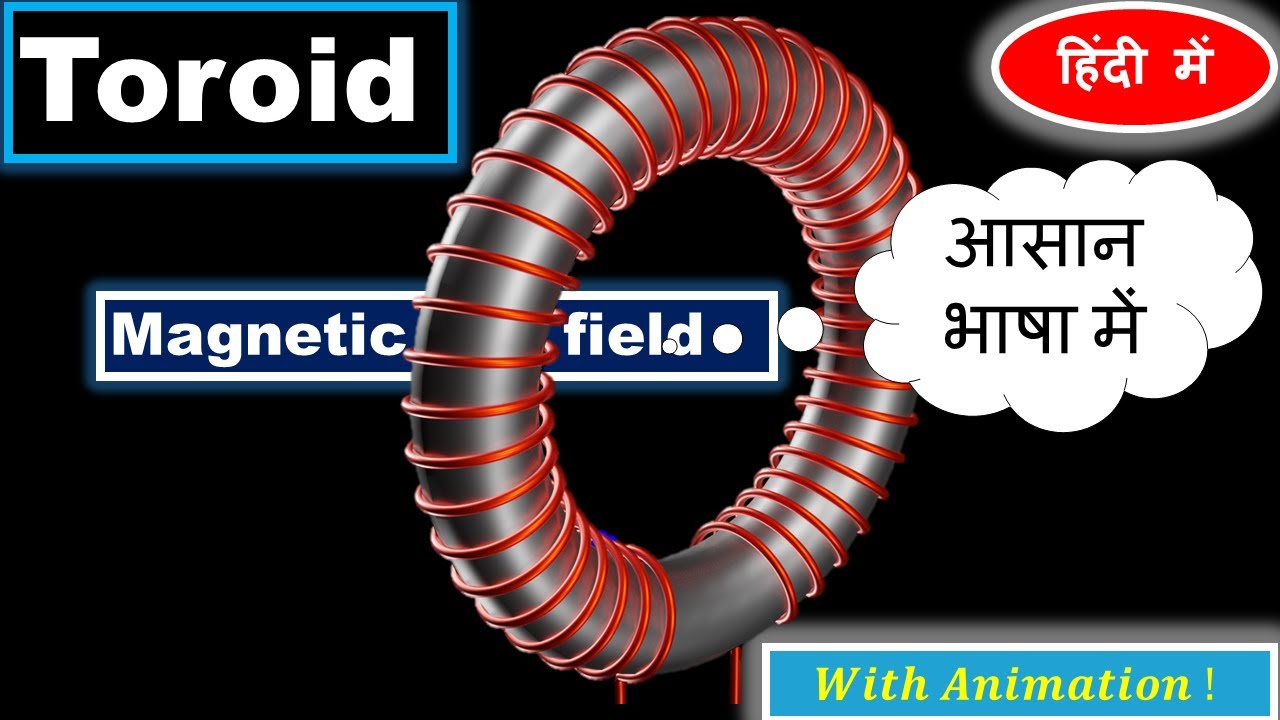 Explaining Toroid Magnetic Field with Animation! (in Hindi)