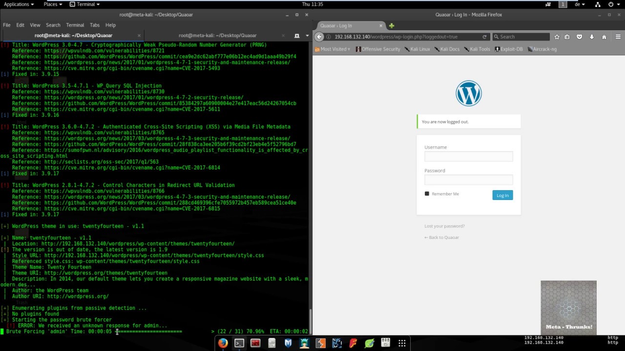 Quaoar - Boot2Root Demo - Meta Thrunks!