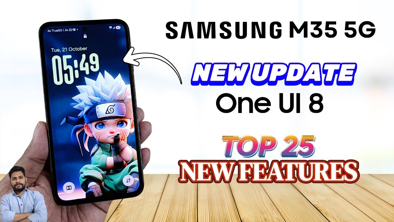 Samsung M35 5G: официальное стабильное обновление One UI 8. Топ-25 новых функций