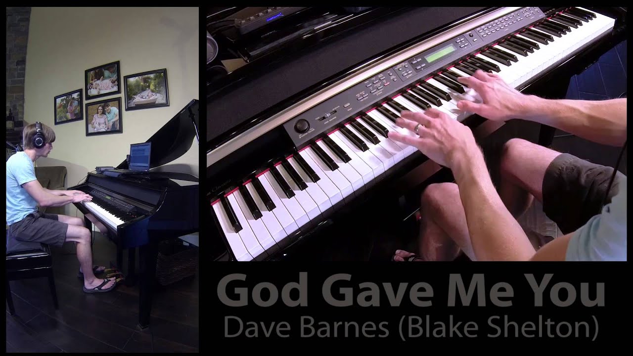 God Gave Me You by Dave Barnes (Blake Shelton) - Alan Tripp Piano Cover