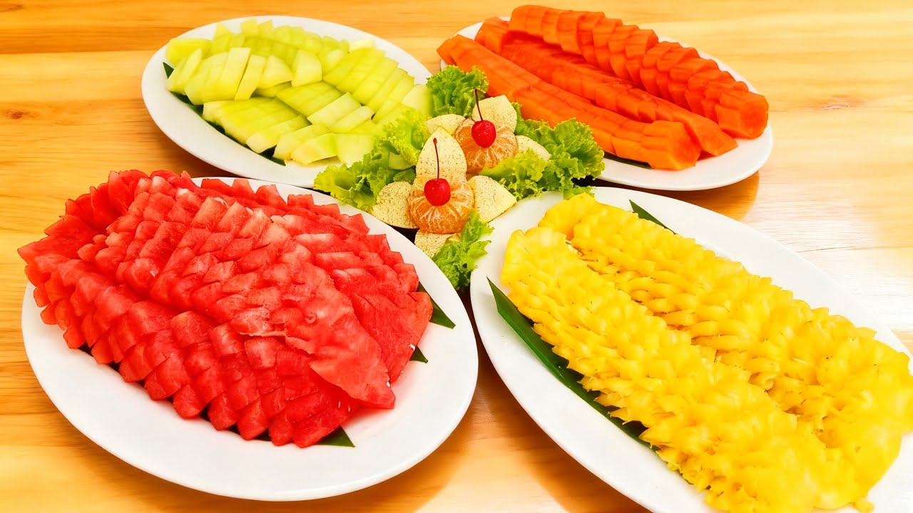 CARA MEMOTONG BUAH | MACAM MACAM POTONGAN BUAH | IDE KREATIF MEMOTONG BUAH