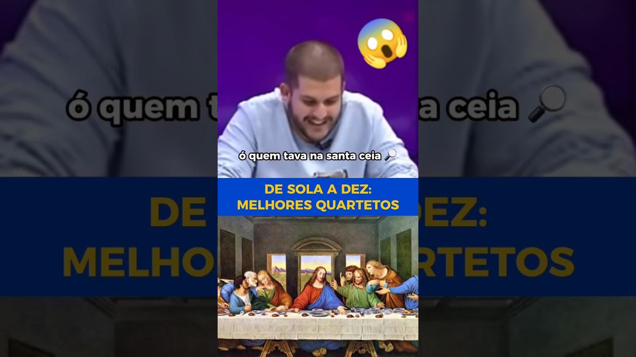 Zueira na Santa Ceia! 😱🤣 Pedro Certezas revela a escala&ccedil;&atilde;o dos Ap&oacute;stolos