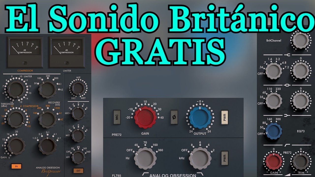 Plugins VST GRATIS Emulacion de Neve 1073 de Analog Obsession - Brit Pre Actualizado - Reseña y Demo