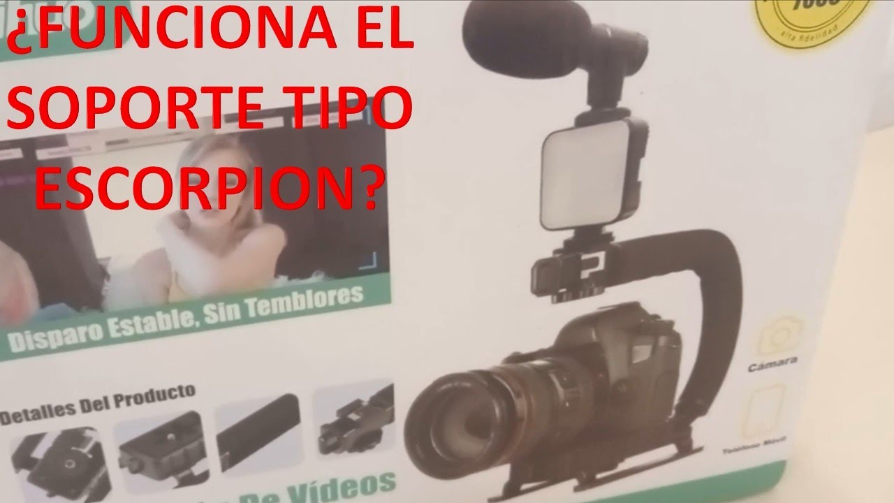 ¿ES EFECTIVO EL SOPORTE DE CAMARA Y CELULAR TIPO ESCORPION? CDMX