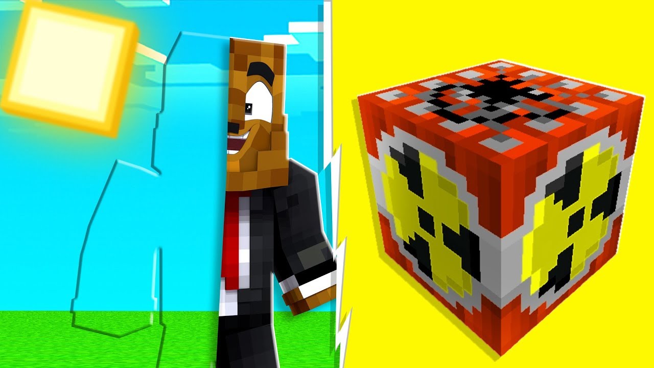 Minecraft - God Ghost Pranking FRIENDS With Rainbow Lucky Blocks | JeromeASF