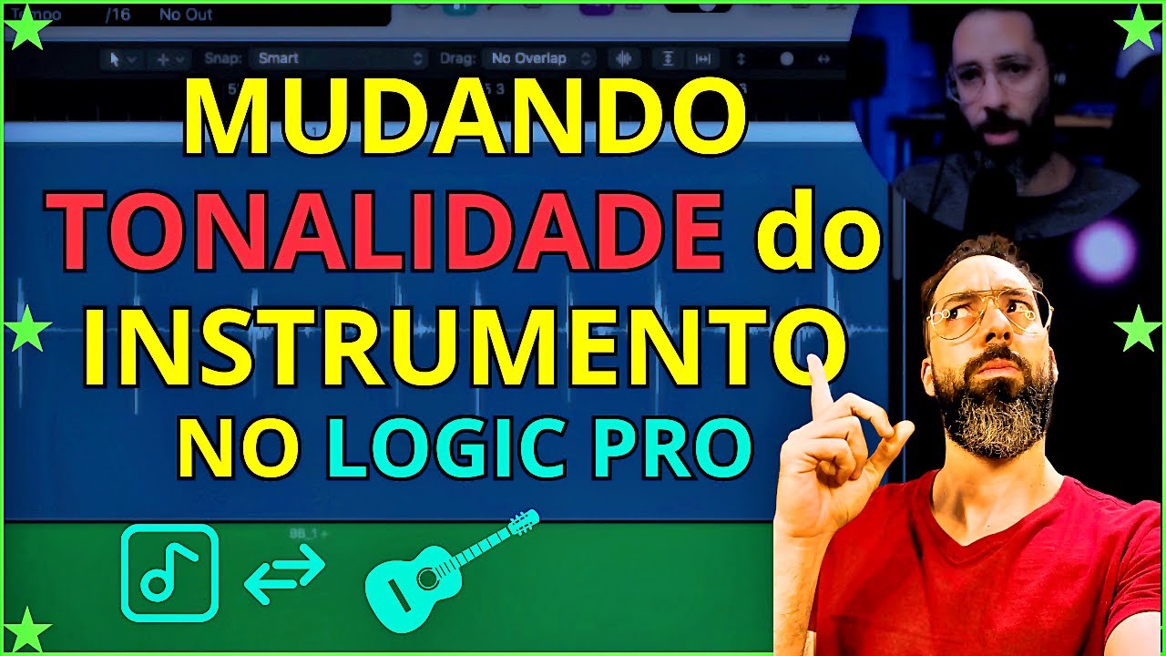 MUDANDO a TONALIDADE do INSTRUMENTO no LOGIC PRO