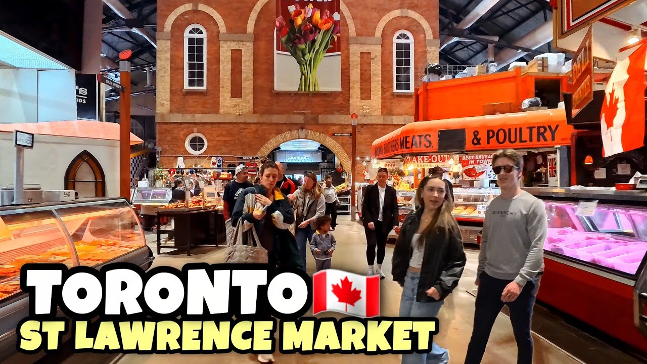 Toronto St Lawrence Market Full Tour | Best FOOD MARKET in Canada Downtown Toronto