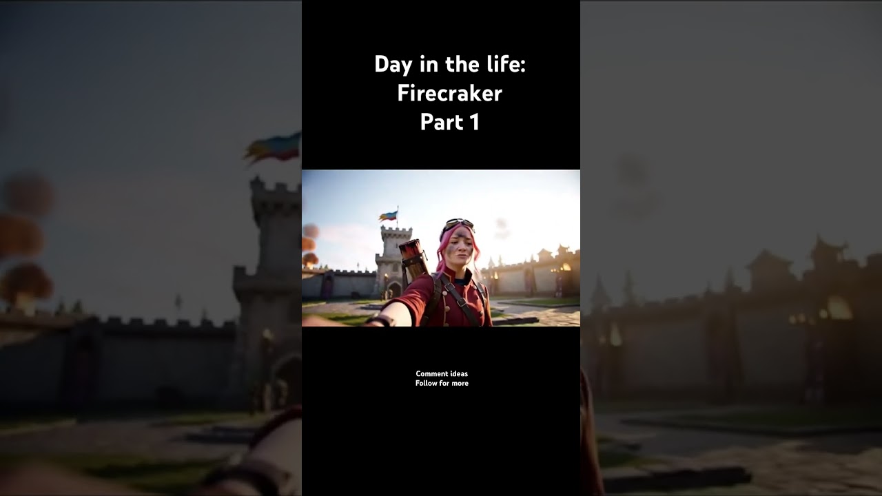 Firecracker Vlog Part 1.  AI Comment ideas.  Follow for more. Part 2 tomorrow morning  #clashroyale