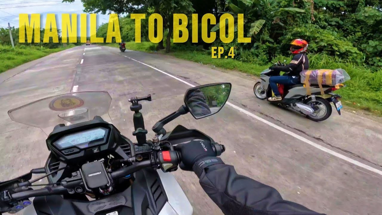 MANILA TO BICOL | Bakbakan kami ng Honda Click | CB150xHondaClick