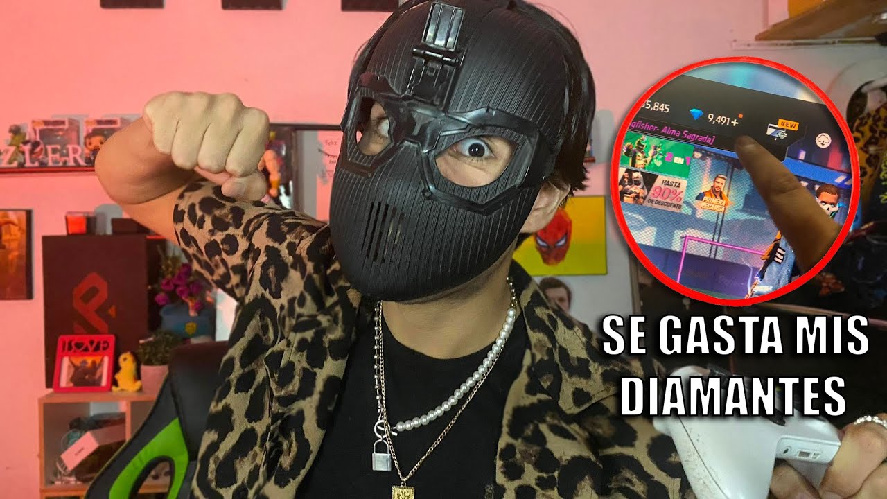 Mi HERMANO se Gasta MIS 10MIL DIAMANTES en Free Fire😱 *me enojo*