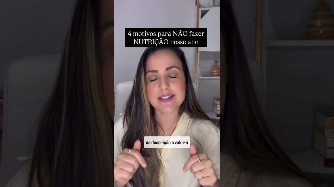 4 MOTIVOS PARA N&Atilde;O FAZER NUTRI&Ccedil;&Atilde;O EM 2025 #nutricionista #nutri&ccedil;&atilde;o #homeoffice